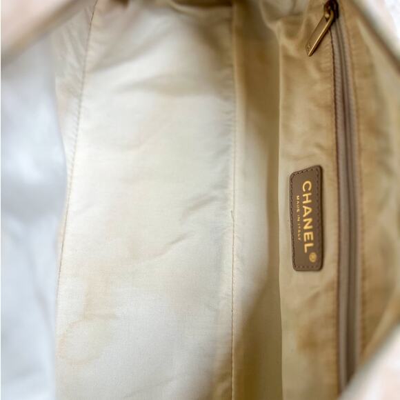 Chanel Travel Line Beige Canvas and Leather East West Bag - Picture 7 of 12